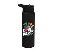 Love Darts Cuore Gioco Appassionato Stainless Steel Insulated Water Bottle