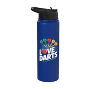 Love Darts Cuore Gioco Appassionato Stainless Steel Insulated Water Bottle