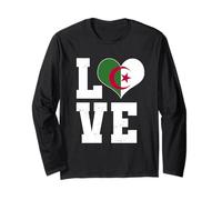 Love Design Algeria Orgoglio algerino Maghreb Heritage Maglia a Manica