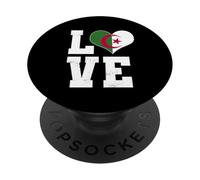Love Design Algeria Orgoglio algerino Maghreb Heritage PopSockets PopGrip Adesivo