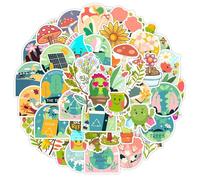 Love die Natur Sticker Nature Stickers 50 pezzi Skateboard Graffiti Adesivi Moto Bicicletta Snowboard Bagagli Auto Valigia per Bambini e Ragazzi Impermeabile Vinile Decals