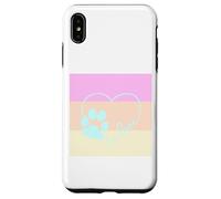 Love Dogs Cute Design Colorful Design Custodia per iPhone XS Max
