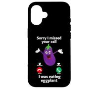 Love Eggplant | Funny Gay Pride Humor - Eggplant Lovers Custodia per iPhone 16