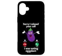 Love Eggplant | Funny Gay Pride Humor - Eggplant Lovers Custodia per iPhone 16 Plus