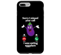 Love Eggplant | Funny Gay Pride Humor - Eggplant Lovers Custodia per iPhone 7 Plus/8 Plus