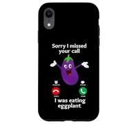 Love Eggplant | Funny Gay Pride Humor - Eggplant Lovers Custodia per iPhone XR