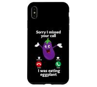 Love Eggplant | Funny Gay Pride Humor - Eggplant Lovers Custodia per iPhone XS Max
