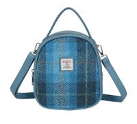 Love EMVY Signature Tweed Collection Mini 3 in 1 Zaino/Crossbody/Grab Bag - Realizzato in vera lana Harris Tweed con finiture in ecopelle - 21 × 18 × 8 cm, Multicolore., 21 x 18 Centimeters