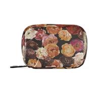 Love Floral Anime Chocolate Medication Bags con scomparti staccabili attaccabile Travel bagpill Organizer Large