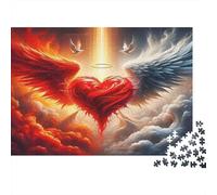 Love Flowers 1000 Piece Adult Jigsaws Educational Games Suitable for Decompression 38x26cm 1000pcs