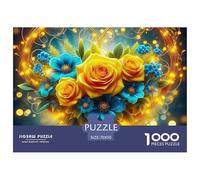 Love Flowers Puzzle 1000 Pezzi Bambini Adulti Impegnativo E Difficile Giochi Rilassamento E Intelligence,Idea Regalo Uomo E Donna 70x50cm/1000pcs