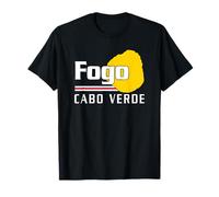 Love Fogo Capo Verde Capo Verde Con Bandiera Di Capo Verde Mappa Maglietta