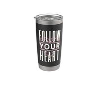 Love - Follow Your Heart Bicchiere termico in acciaio inox doppia parete