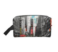 Love from New York, trousse da viaggio con stampa, borsa per cosmetici, impermeabile, organizer per donne, mamme e ragazze