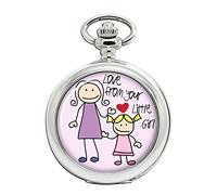 Love from Your Little Girl Full Hunter Orologio da tasca