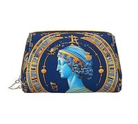 Love Goddess - Borsa portatile in pelle per trucchi, in PVC, chiusura a cerniera, borsa da viaggio per articoli da toeletta, borsa da viaggio, bianco, Taglia unica