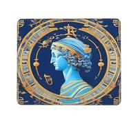 Love Goddess, tappetino per mouse quadrato con base in gomma antiscivolo, impermeabile, per ufficio, laptop, mouse wireless per casa, ufficio, viaggi, 20,3 x 26,2 cm