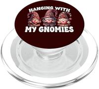 Love Graphic For Mom Hanging With My Gnomies Valentine Gnome PopSockets PopGrip per MagSafe