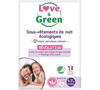 Love & Green Biancheria da Notte Bambini Ecologici 4-7 Anni X15
