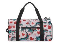 Love Green Dragon - Borsa da palestra per uomo e donna, impermeabile, grande borsone per allenamento da viaggio