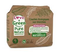 Love & Green Pure Nature Taglia 4 7-14 kg 38 pezzi - Pannolini Ecologici