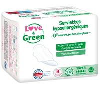 Love & Green - Tovaglioli ipoallergenici Super 0%, 1 x 12