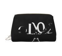Love Gymnastics - Borsa organizer in pelle per articoli da toeletta, da donna, adatta ai viaggi, Oro, Taglia unica, Beauty case