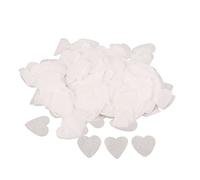 Love Heart Confetti Eco Friendly Multifunctional Cute White Heart Shaped Paper Confetti for Wedding Party Table Decoration Baby Showers Birthday Parties 8 Packs