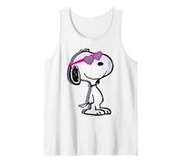Love Hearts Snoopy Joe Cool Valentine - Divertente Glitch retrò Canotta