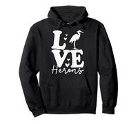 Love Heron - Blue Heron Birds Lover Gifts Men Women Kids Felpa con Cappuccio