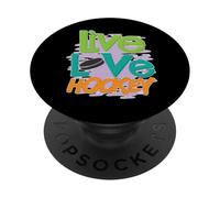 Love Hockey dal vivo PopSockets PopGrip Adesivo