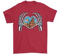 Love Il Deserto Safari Sabbia Crociera Uomo T-Shirt 100% Cotone