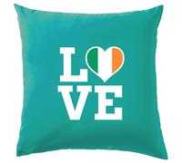 Love Irlanda Bandiera - Cuscino - Irlandese Bandiere Dublino Belfast Città Eire
