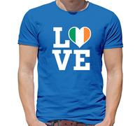 Love Irlanda Bandiera - T-Shirt - Irlandese Dublino Belfast Città