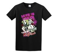 Love Is Death California My Love Jacob Zelazny Transparent Unisex 100% Cotton Short-Sleeve T-Shirts Black S