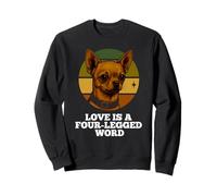 Love Is Four Legged Word Chihuahua Dog Lover Puppy Puppy Pup Owner Felpa