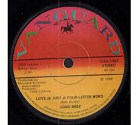 LOVE IS JUST A FOUR LETTER WORD 7" (VINYL 45) UK VANGUARD 1973