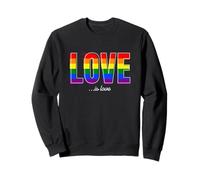 Love Is Love Rainbow Felpa