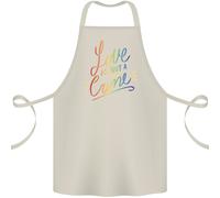 Love Is Non Una Crimine Lgbt Gay Consapevolezza Cotone Grembiule 100% Biologico