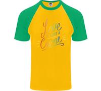 Love Is Not A Crime LGBT Gay Awareness Uomo S/S Baseball T-Shirt