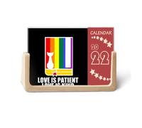 Love Is Patient Love Is Kind 2022 - Calendario da tavolo per 12 mesi