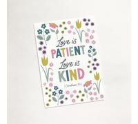 Love Is Patient (Tulipano) - Christian Sharing Card