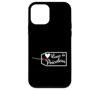 Love Is Priceless San Valentino Fidanzamento Luna di miele Custodia per iPhone 12 mini