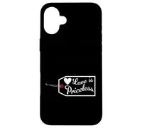 Love Is Priceless San Valentino Fidanzamento Luna di miele Custodia per iPhone 16 Plus