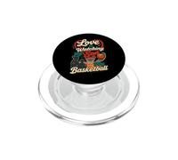 Love Is Watching My Son Play Canestro da basket PopSockets PopGrip per MagSafe