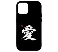 Love Kanji in giapponese Lettera Giappone Simbolo su Font & Indietro Custodia per iPhone 12/12 Pro