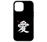 Love Kanji in giapponese Lettera Giappone Simbolo su Font & Indietro Custodia per iPhone 12 Pro Max