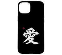 Love Kanji in giapponese Lettera Giappone Simbolo su Font & Indietro Custodia per iPhone 15 Plus