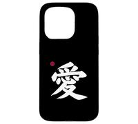 Love Kanji in giapponese Lettera Giappone Simbolo su Font & Indietro Custodia per iPhone 15 Pro