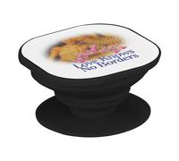 Love Knows No Borders Collage Vintage Illustration Art Umorismo Parodia Meme Scherzo - Maniglia Grip di supporto e supporto video per smartphone, compatibile con tutti i modelli